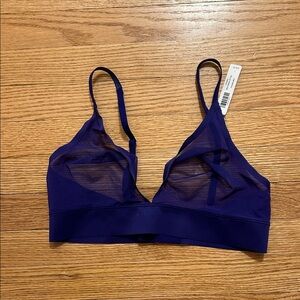 Soma Deep Purple Mesh Bralette